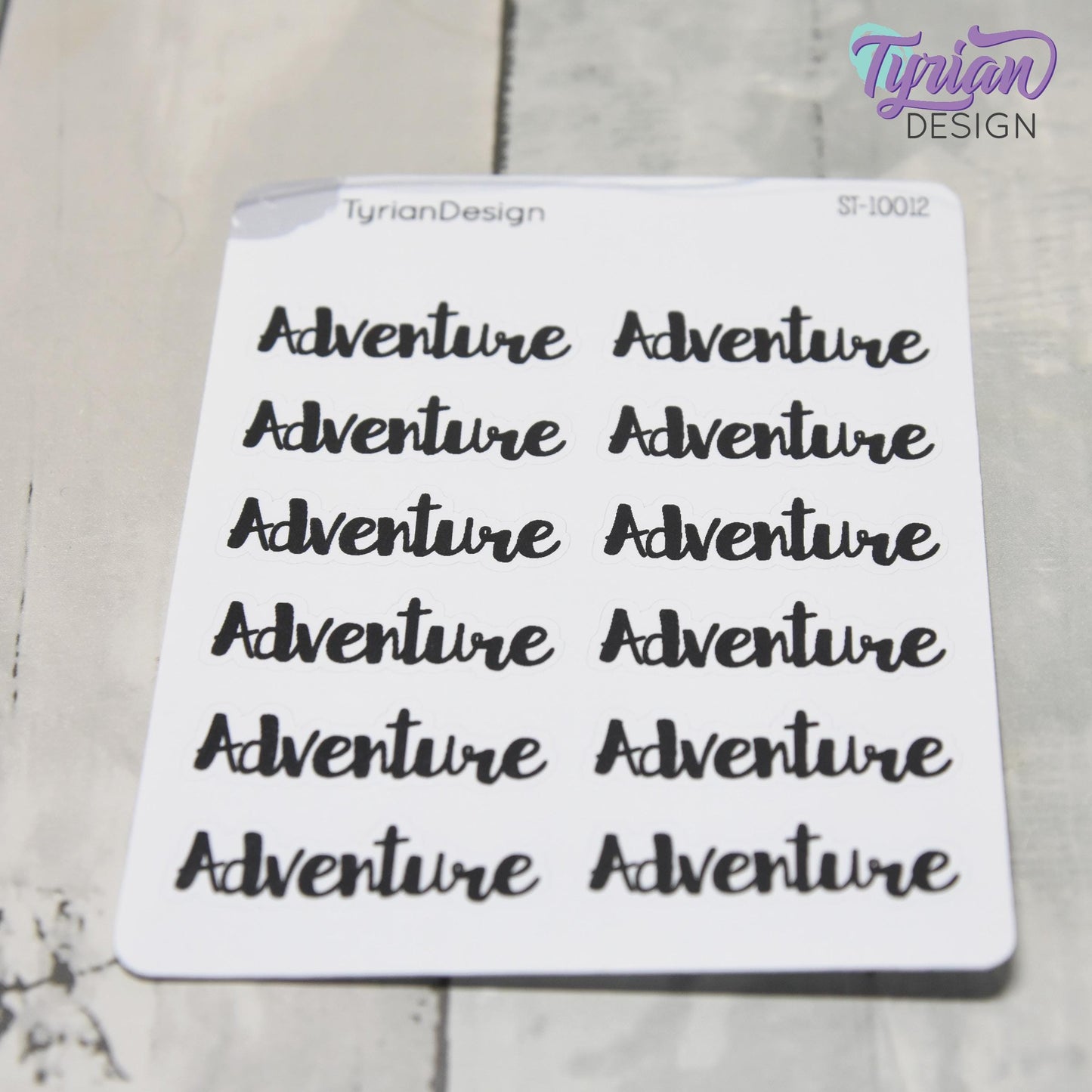 Adventure Stickers | 12 Stickers | 1.5" x .5" Each