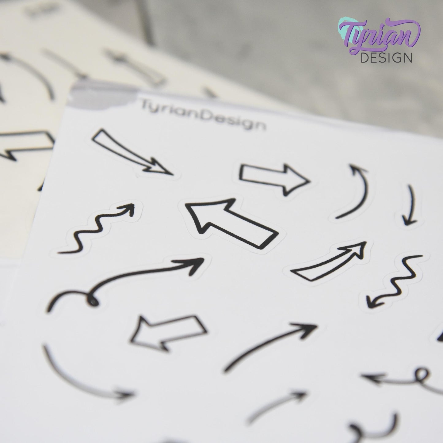 Planner Doodle Stickers | 20 Arrow Stickers