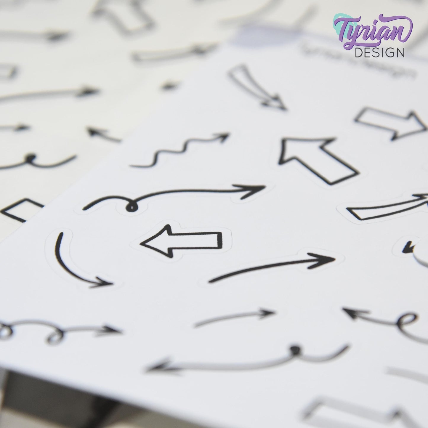 Planner Doodle Stickers | 20 Arrow Stickers