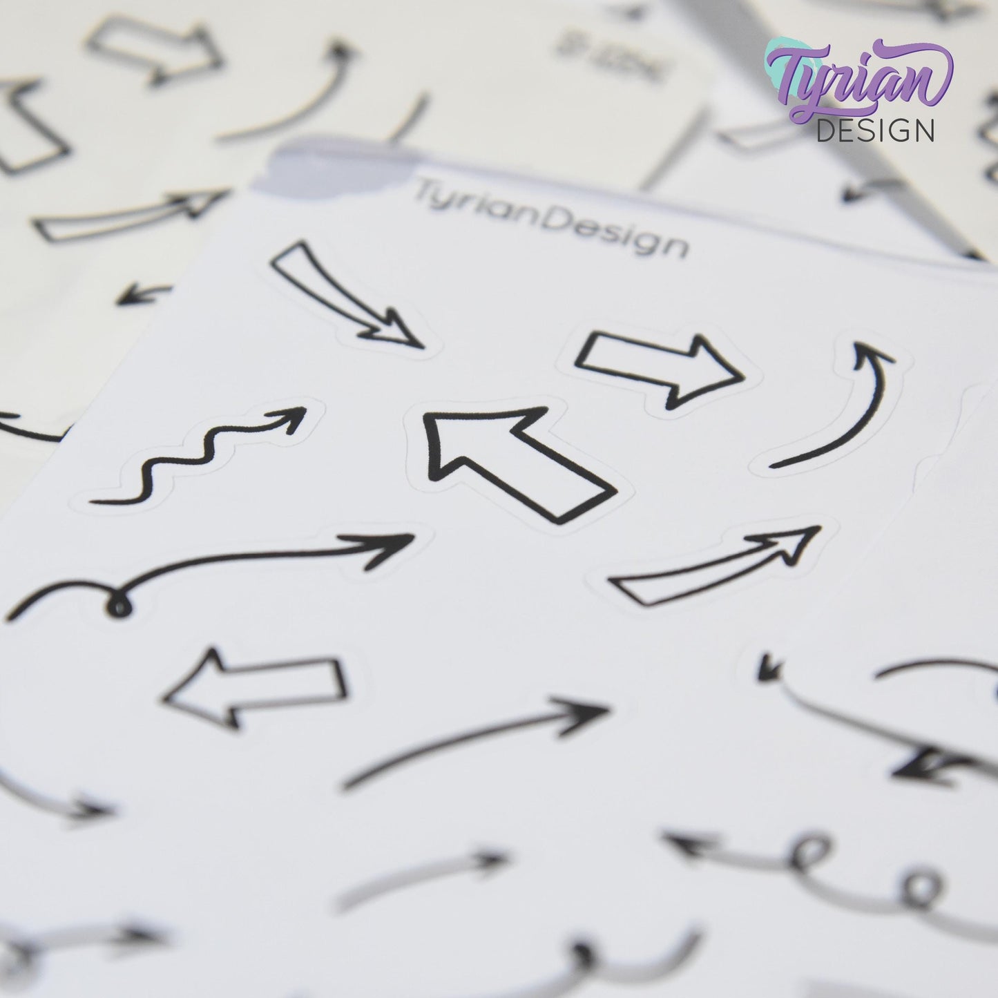 Planner Doodle Stickers | 20 Arrow Stickers