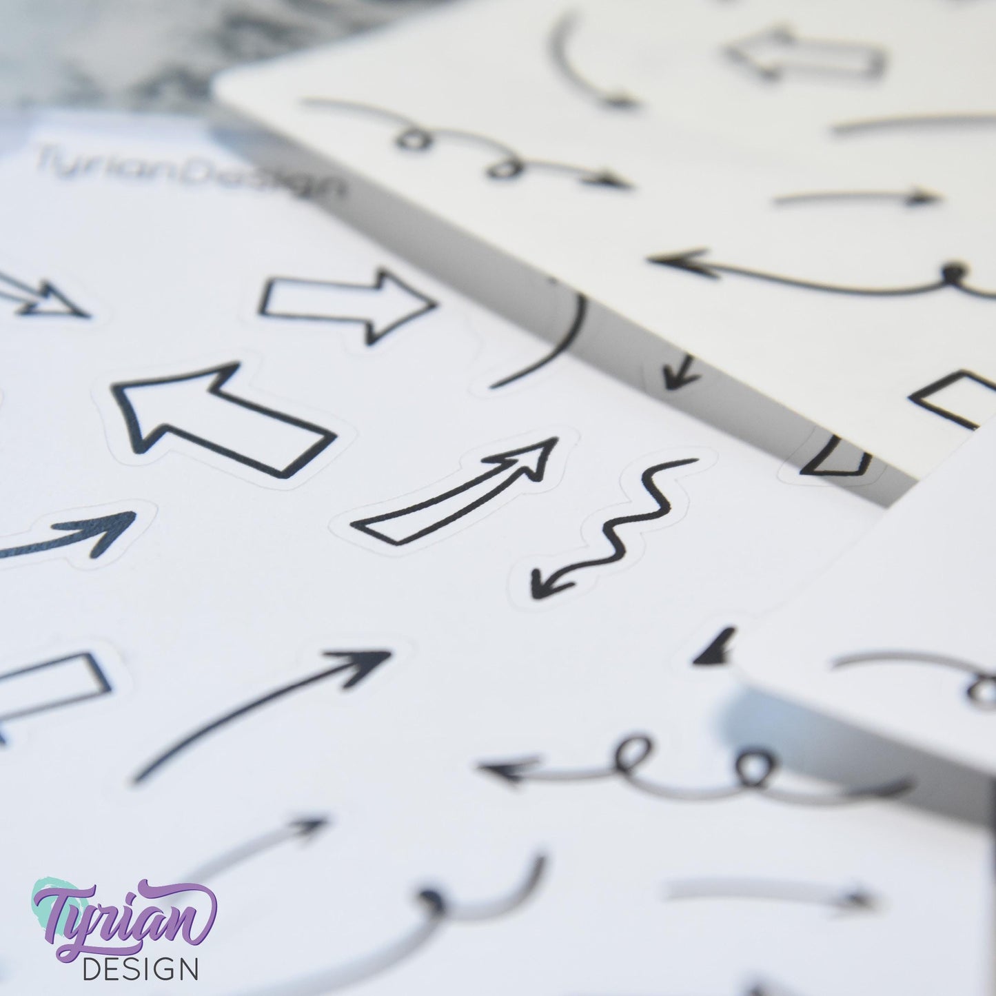 Planner Doodle Stickers | 20 Arrow Stickers