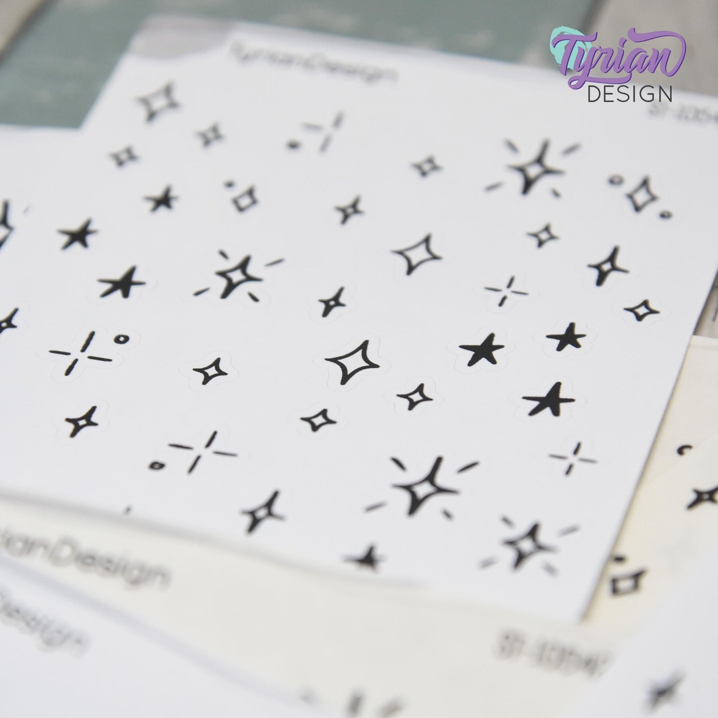 Planner Doodle Stickers | 38 Star Stickers | Variety of Stars | Various Sizes