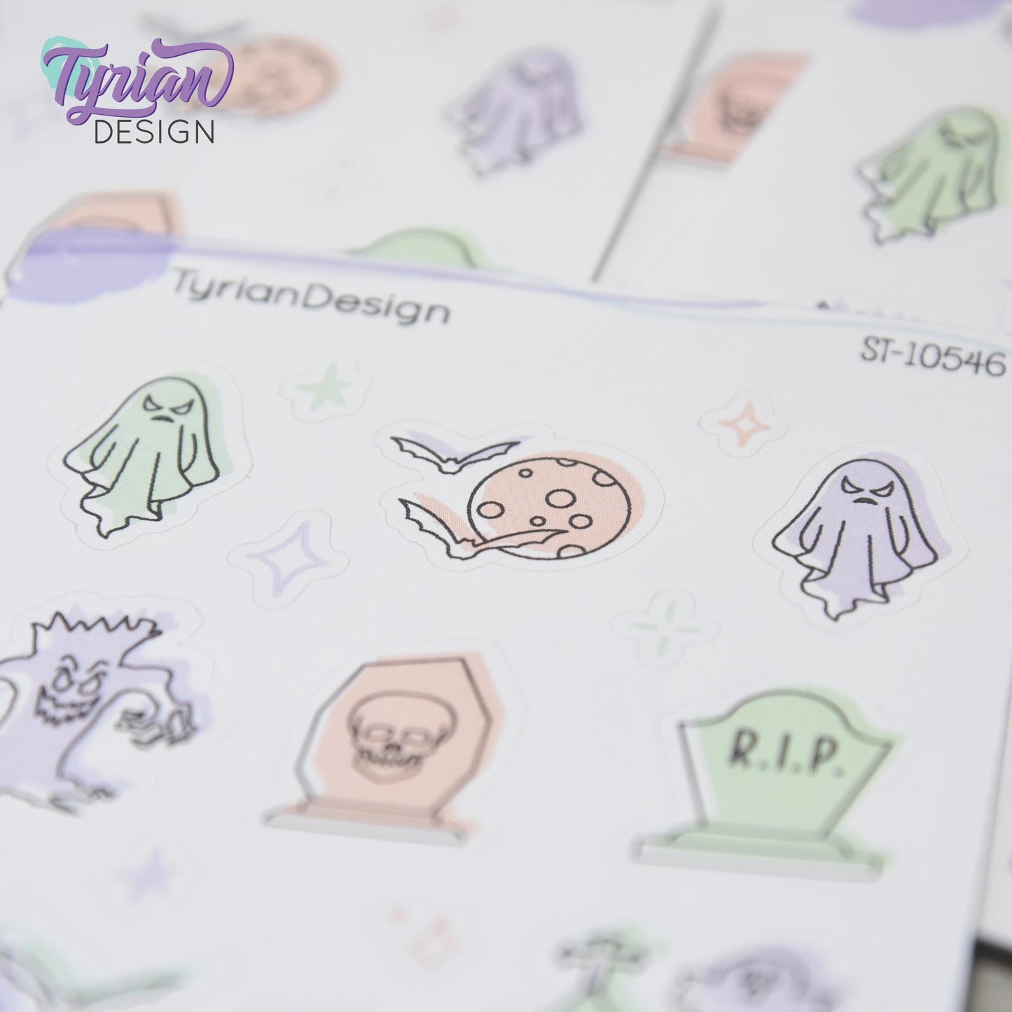 Pastel Halloween Stickers | 12 Stickers