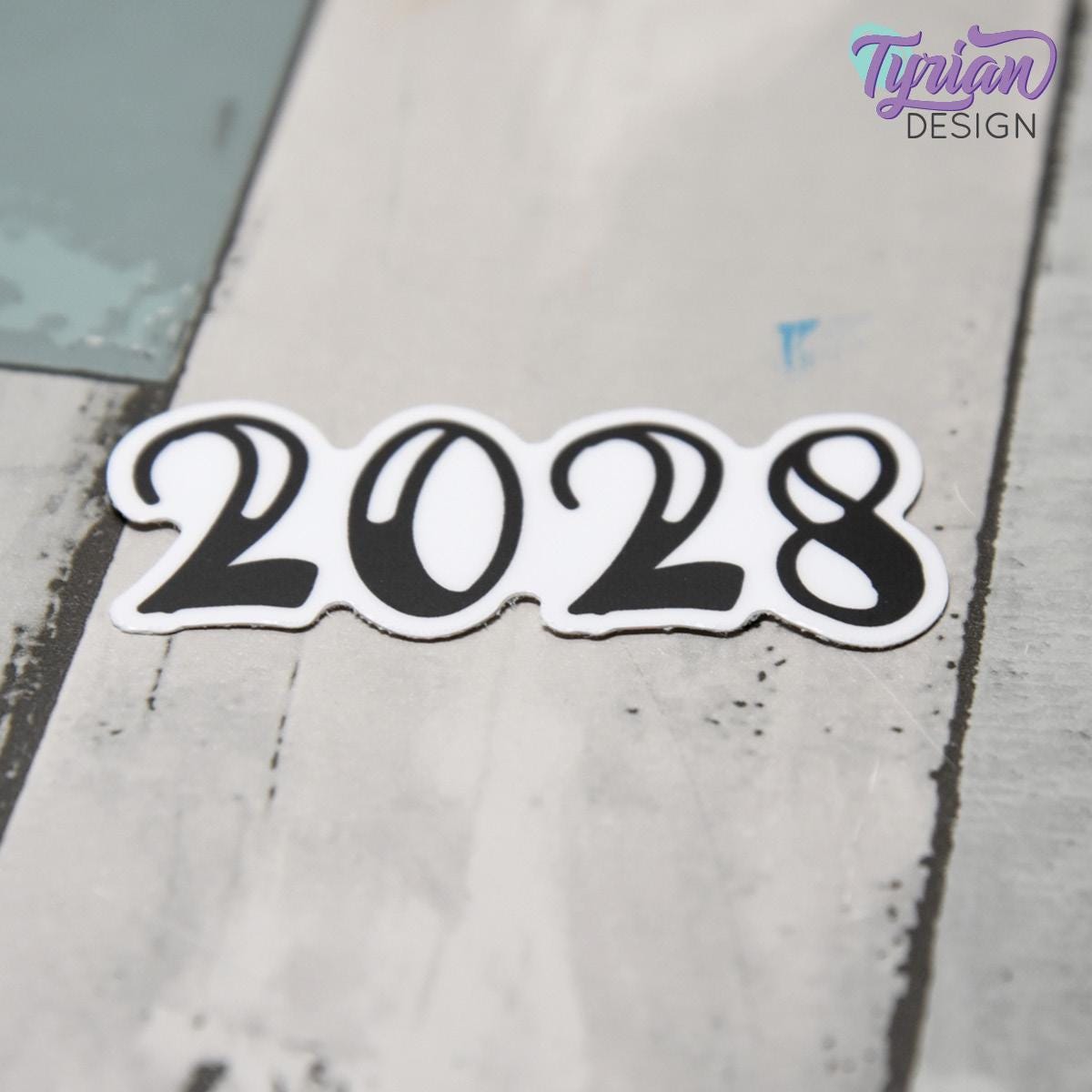 2028 Sticker | 2.5 x 1 inch