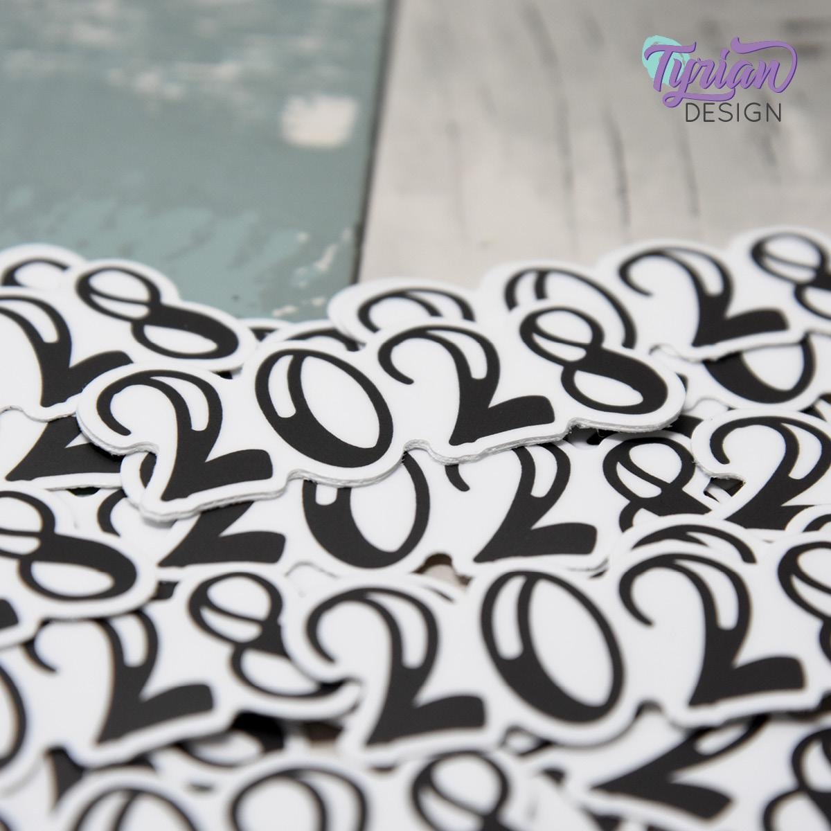 2028 Sticker | 2.5 x 1 inch