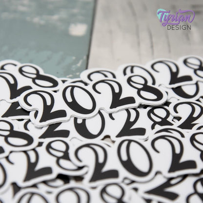 2028 Sticker | 2.5 x 1 inch
