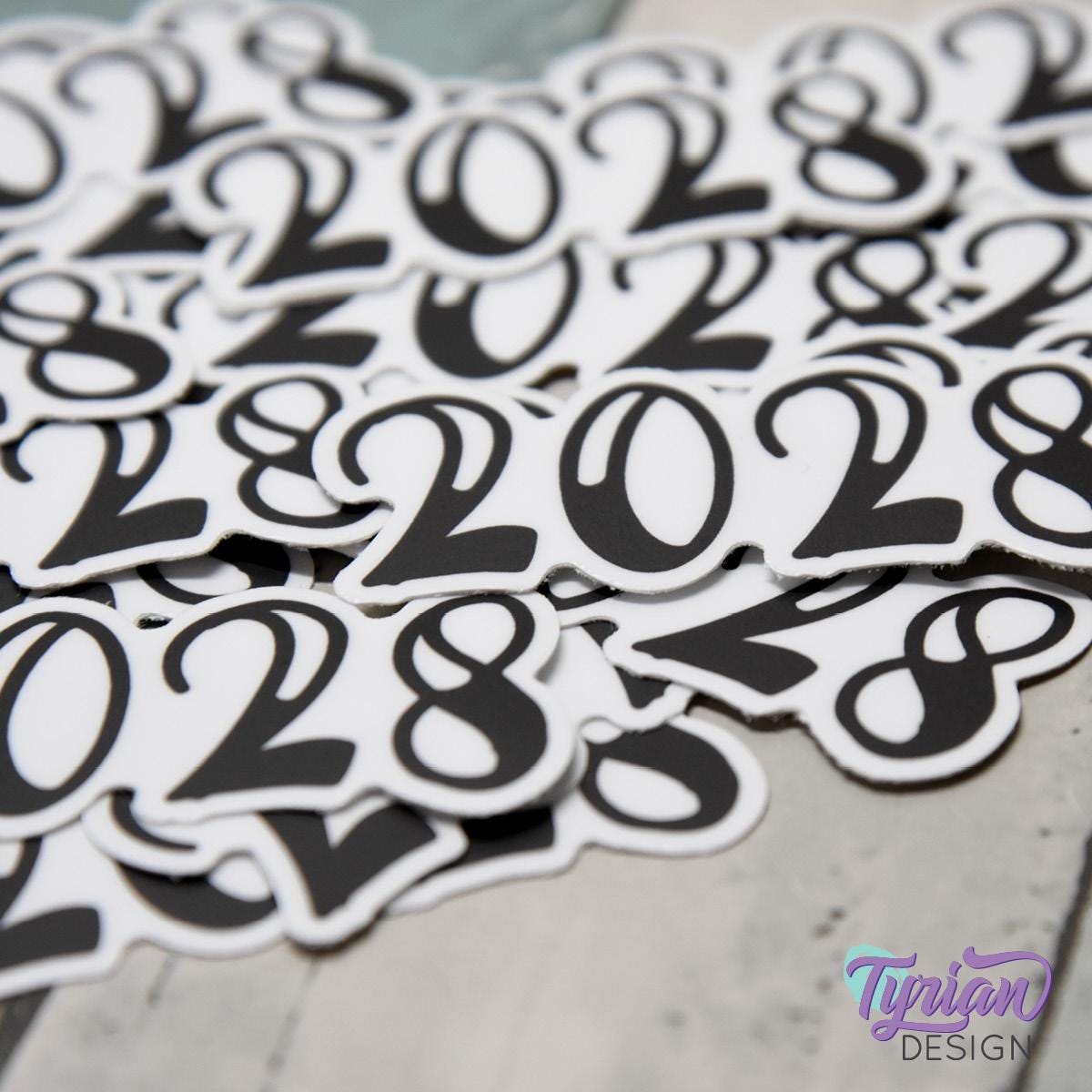 2028 Sticker | 2.5 x 1 inch
